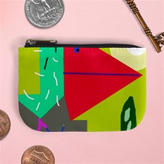 Abstract Bird Mini Coin Purses by Valentinaart