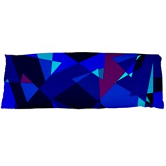 Blue Broken Glass Body Pillow Case Dakimakura (two Sides) by Valentinaart