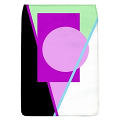 Purple Geometric Design Flap Covers (l)  by Valentinaart