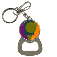 Geometric Abstraction Bottle Opener Key Chains by Valentinaart