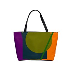 Geometric Abstraction Shoulder Handbags by Valentinaart