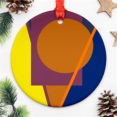 Geometric abstract desing Ornament (Round) 