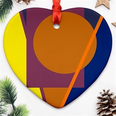 Geometric abstract desing Ornament (Heart) 