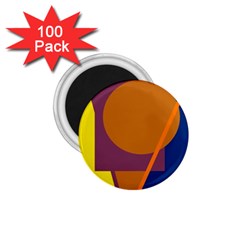 Geometric abstract desing 1.75  Magnets (100 pack) 