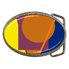 Geometric Abstract Desing Belt Buckles by Valentinaart