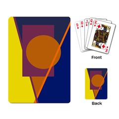 Geometric abstract desing Playing Card