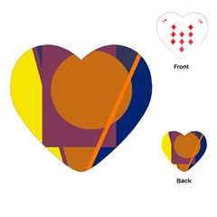 Geometric abstract desing Playing Cards (Heart) 