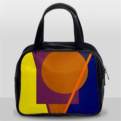 Geometric abstract desing Classic Handbags (2 Sides)