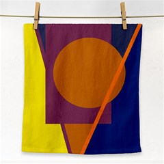 Geometric abstract desing Face Towel