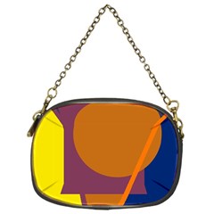 Geometric Abstract Desing Chain Purses (one Side)  by Valentinaart