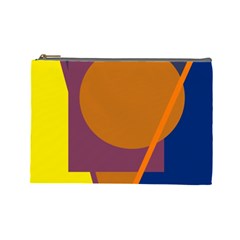 Geometric Abstract Desing Cosmetic Bag (large)  by Valentinaart