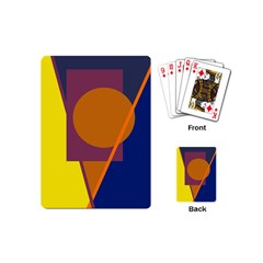 Geometric Abstract Desing Playing Cards (mini)  by Valentinaart