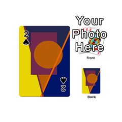 Geometric Abstract Desing Playing Cards 54 (mini)  by Valentinaart