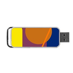 Geometric abstract desing Portable USB Flash (One Side)