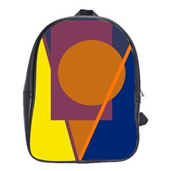 Geometric abstract desing School Bags (XL) 