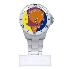 Geometric abstract desing Plastic Nurses Watch