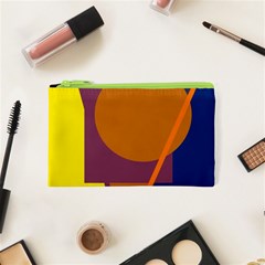 Geometric Abstract Desing Cosmetic Bag (xs) by Valentinaart