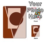 Brown geometric design Multi-purpose Cards (Rectangle)  Front 1