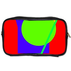 Colorful Geometric Design Toiletries Bags by Valentinaart