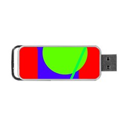 Colorful Geometric Design Portable Usb Flash (one Side) by Valentinaart