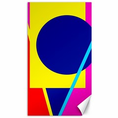 Colorful geometric design Canvas 40  x 72  