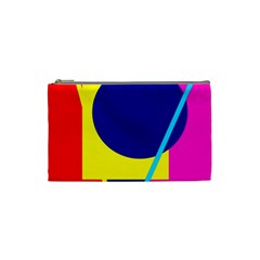 Colorful geometric design Cosmetic Bag (Small) 