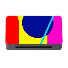 Colorful geometric design Memory Card Reader with CF