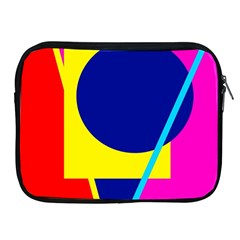 Colorful geometric design Apple iPad 2/3/4 Zipper Cases