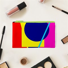 Colorful geometric design Cosmetic Bag (XS)