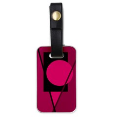 Decorative Geometric Design Luggage Tags (one Side)  by Valentinaart