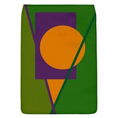 Green And Orange Geometric Design Flap Covers (s)  by Valentinaart