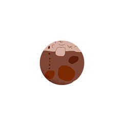 Brown Abstract Design 1  Mini Buttons by Valentinaart