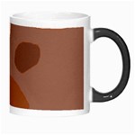 Brown abstract design Morph Mugs Right