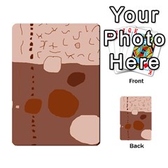 Brown Abstract Design Multi-purpose Cards (rectangle)  by Valentinaart