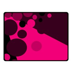 Pink Dots Fleece Blanket (small)