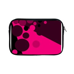 Pink Dots Apple Ipad Mini Zipper Cases by Valentinaart