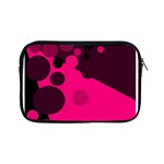 Pink dots Apple iPad Mini Zipper Cases Front