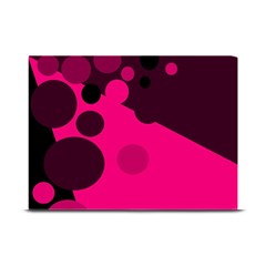 Pink Dots Plate Mats