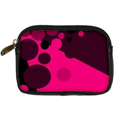 Pink Dots Digital Camera Cases by Valentinaart