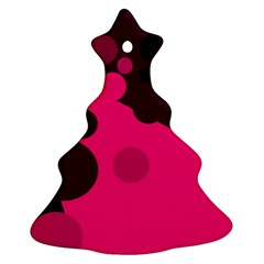 Pink Dots Christmas Tree Ornament (2 Sides)