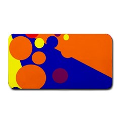 Blue And Orange Dots Medium Bar Mats