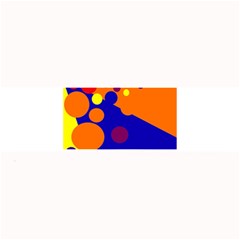 Blue And Orange Dots Large Bar Mats