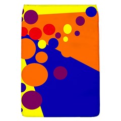 Blue And Orange Dots Flap Covers (l)  by Valentinaart