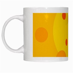 Abstract Sun White Mugs by Valentinaart