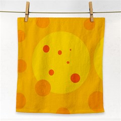 Abstract Sun Face Towel by Valentinaart