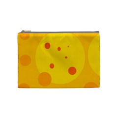 Abstract Sun Cosmetic Bag (medium)  by Valentinaart