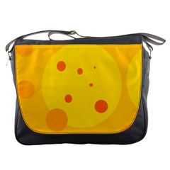 Abstract Sun Messenger Bags by Valentinaart