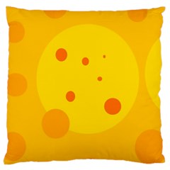 Abstract Sun Large Cushion Case (one Side) by Valentinaart