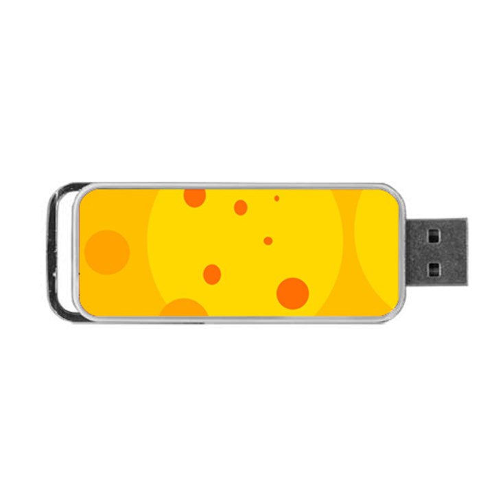 Abstract sun Portable USB Flash (One Side)