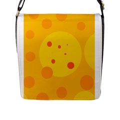 Abstract Sun Flap Messenger Bag (l)  by Valentinaart